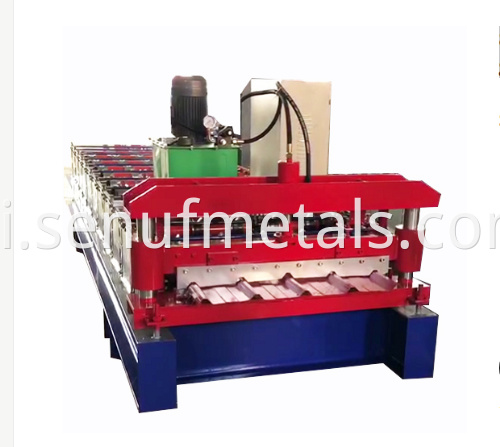 840 Single Layer Metal Forming Machine Coil Glazed Tile Roll Forming Machine1